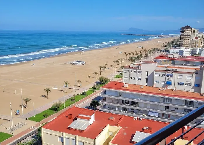 En Primera Línea Con Vistas Al Mar - Solo Familias Apartamento Gandía